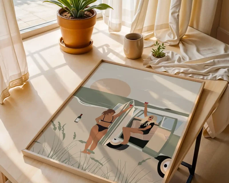 affiche apero vanlife copines