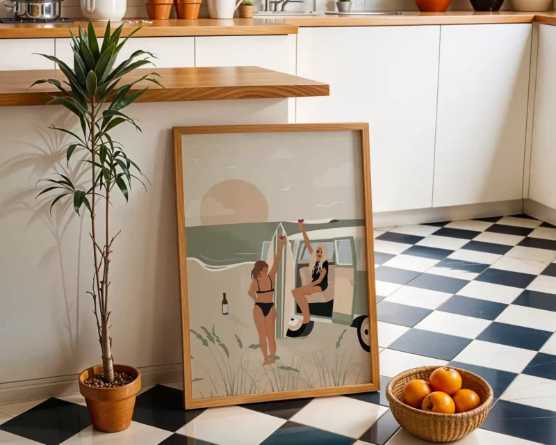 affiche apero vanlife copines