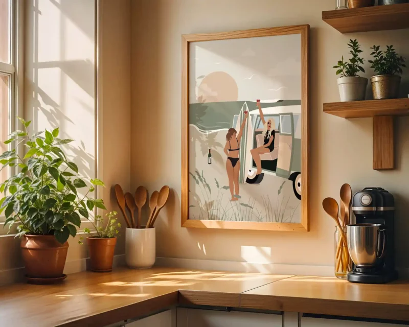 affiche apero vanlife copines